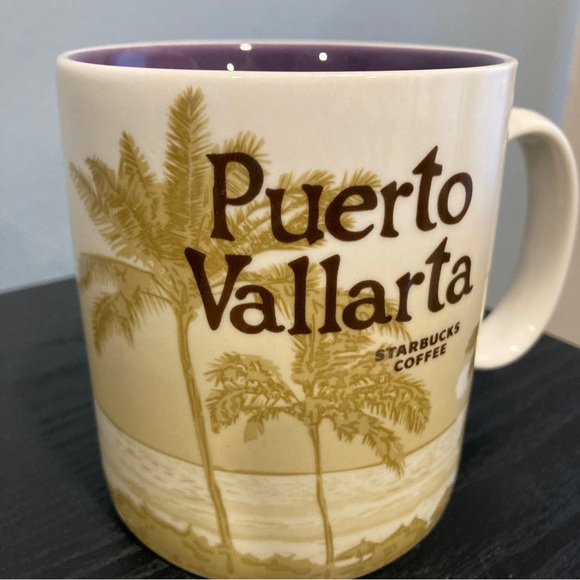 Starbucks PUERTO VALLARTA Mexico City Series 16oz coffee mug Global Icon 2014 - Picture 2 of 9